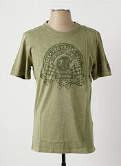 T-shirt vert DELAHAYE pour homme seconde vue