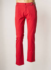 Pantalon chino rouge DELAHAYE pour homme seconde vue