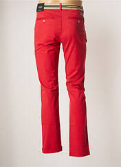 Pantalon chino rouge DELAHAYE pour homme seconde vue