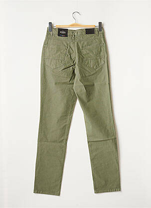 Pantalon droit stretch taille normale vert DELAHAYE homme