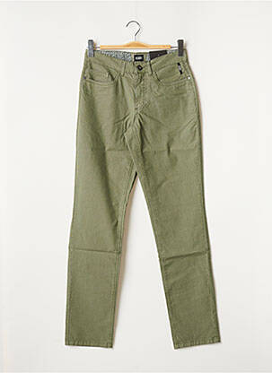 Pantalon droit vert DELAHAYE pour homme