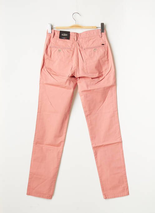 Pantalon chino rose DELAHAYE pour homme