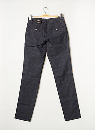 Pantalon chino imprimé imprimé prince de galle taille normale gris DELAHAYE homme