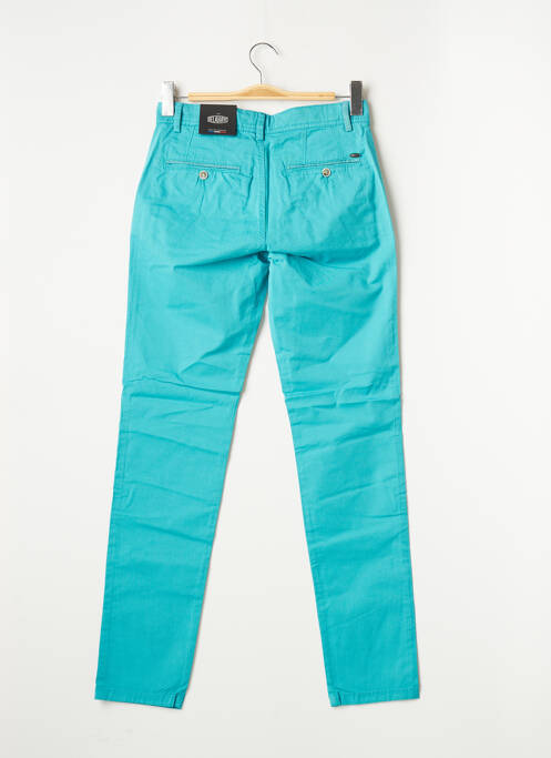 Pantalon chino bleu DELAHAYE pour homme