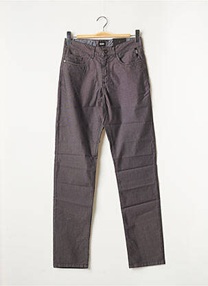 Pantalon droit gris DELAHAYE pour homme