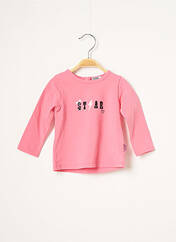 T-shirt rose NANO & NANETTE pour fille seconde vue