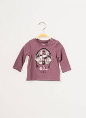 T-shirt violet IKKS pour garçon seconde vue
