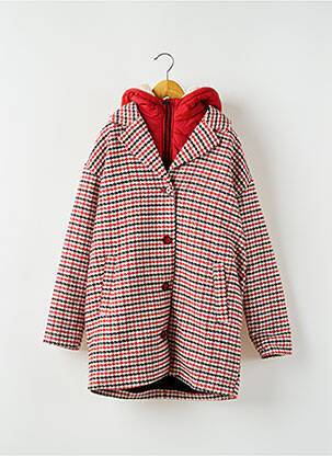 Manteau court rouge CATIMINI pour fille