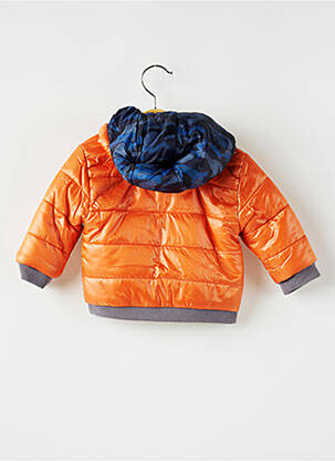 Doudoune a capuche a capuche orange 3 POMMES garçon