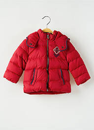Doudoune a capuche a capuche rouge 3 POMMES garcon