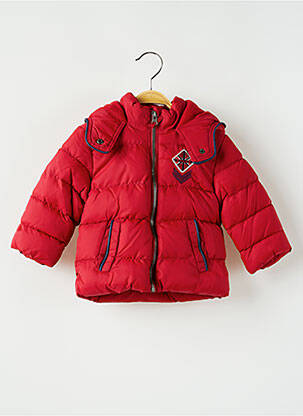 Doudoune a capuche a capuche rouge 3 POMMES garcon