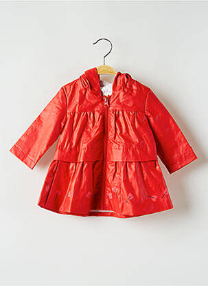 Imperméable a capuche a capuche rouge CATIMINI fille
