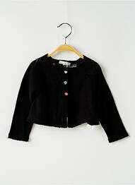 Gilet manches longues noir CATIMINI fille