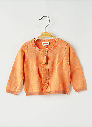 Gilet manches longues orange CATIMINI fille