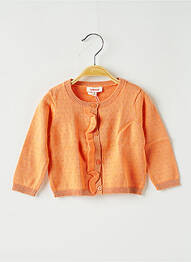 Gilet manches longues orange CATIMINI fille