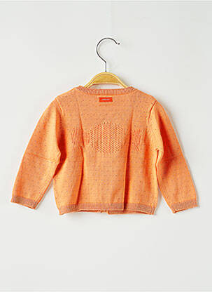 Gilet manches longues orange CATIMINI fille
