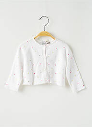 Gilet manches longues blanc CATIMINI fille