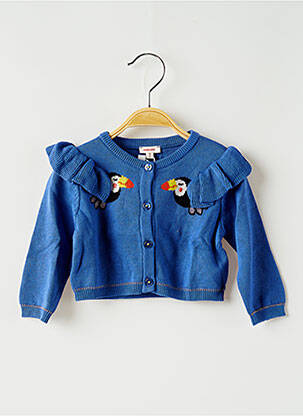 Gilet manches longues bleu CATIMINI fille