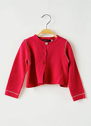 Gilet manches longues rose CATIMINI fille