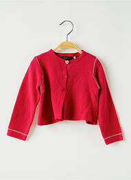 Gilet manches longues rose CATIMINI fille