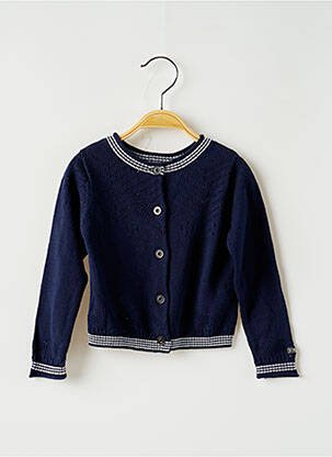 Gilet manches longues bleu CATIMINI fille