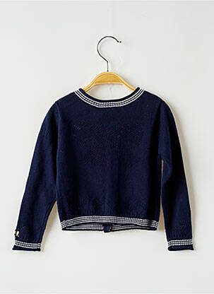 Gilet manches longues bleu CATIMINI fille