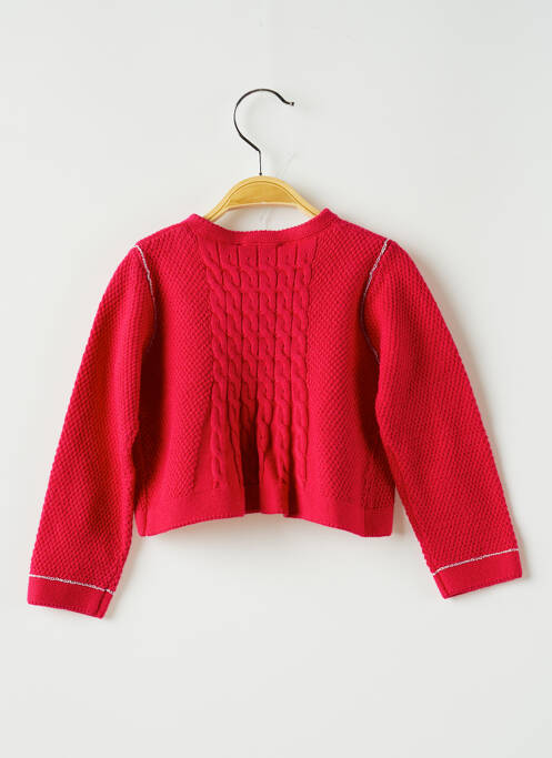 Gilet manches longues rose CATIMINI fille