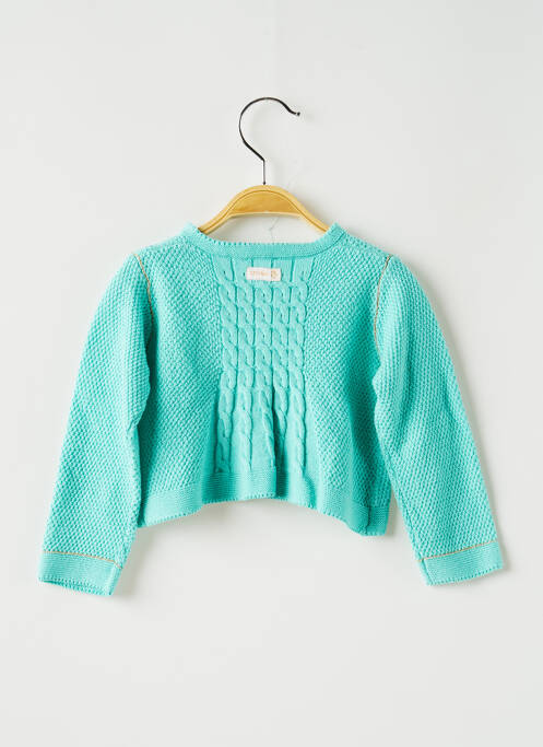 Gilet manches longues vert CATIMINI pour fille