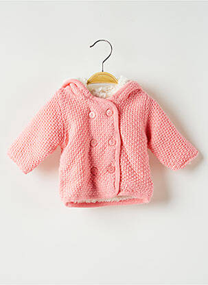 Gilet manches longues rose ABSORBA fille