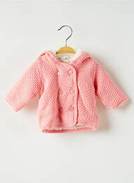 Gilet manches longues rose ABSORBA fille