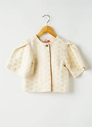 Veste chic beige LILI GAUFRETTE fille