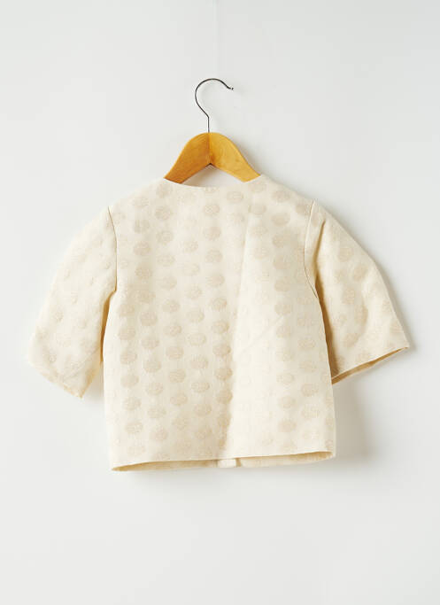 Veste chic beige LILI GAUFRETTE pour fille