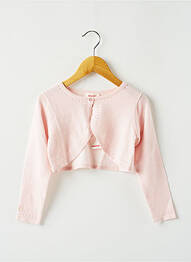 Gilet manches longues rose CATIMINI fille