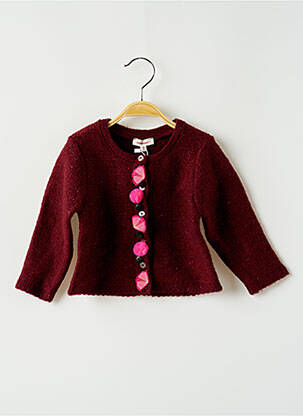 Gilet manches longues rouge CATIMINI garçon