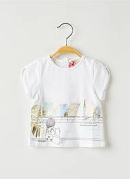 T-shirt blanc LILI GAUFRETTE fille
