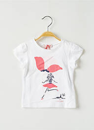 T-shirt blanc LILI GAUFRETTE fille