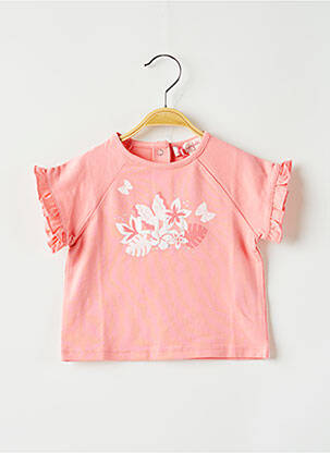 T-shirt rose LILI GAUFRETTE fille