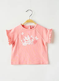 T-shirt rose LILI GAUFRETTE fille