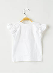 T-shirt blanc LILI GAUFRETTE pour fille seconde vue