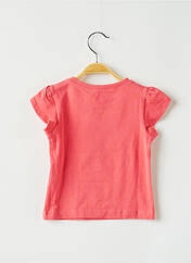 T-shirt rose LILI GAUFRETTE pour fille seconde vue