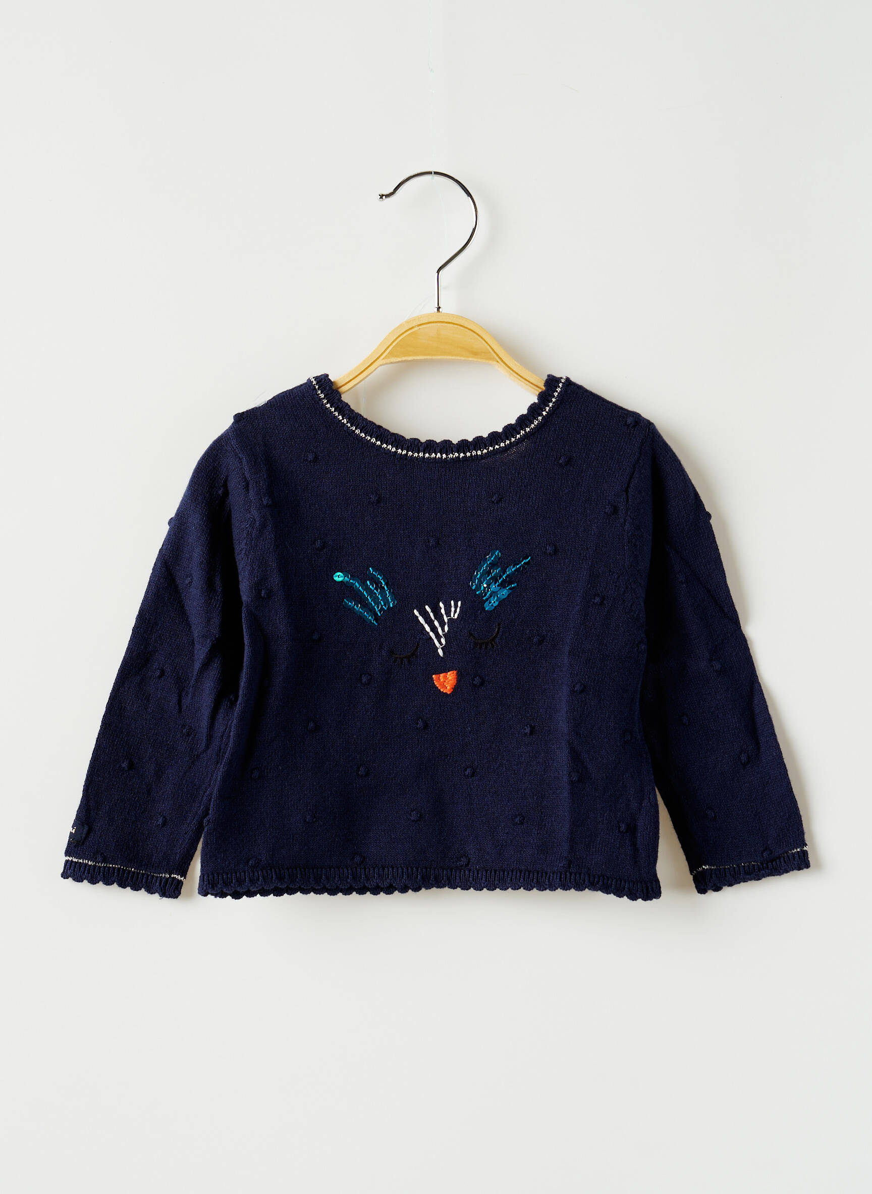 Pull bleu CATIMINI fille