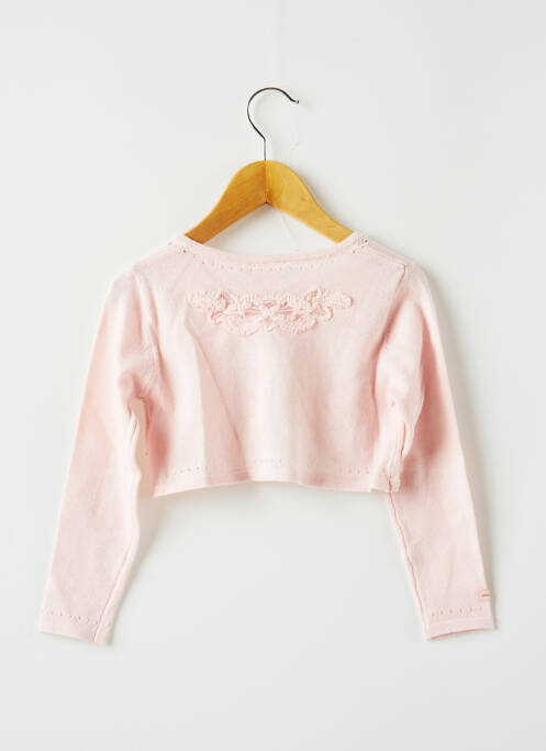 Gilet manches longues rose CATIMINI fille