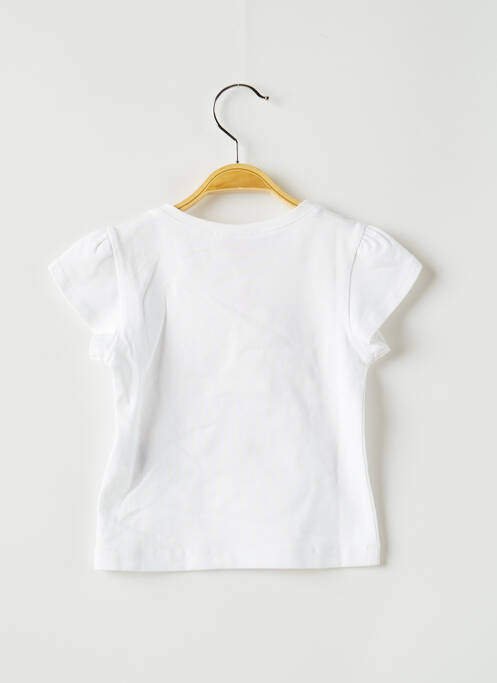 T-shirt blanc LILI GAUFRETTE pour fille