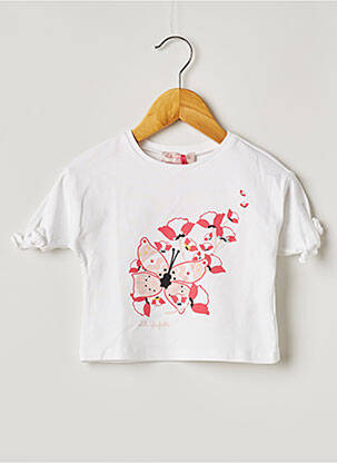 T-shirt blanc LILI GAUFRETTE fille