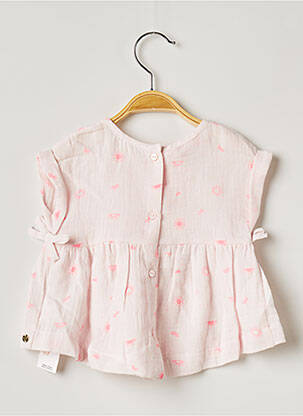 Blouse rose LILI GAUFRETTE fille