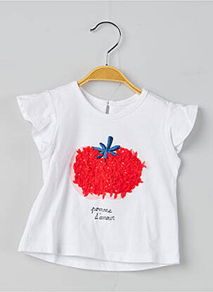 T-shirt blanc CATIMINI fille