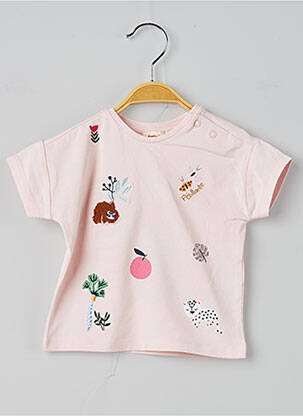T-shirt rose CATIMINI fille
