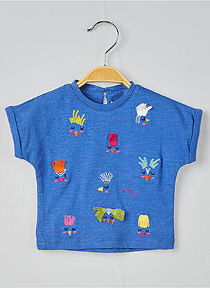 T-shirt bleu CATIMINI fille
