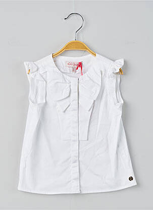 Chemisier blanc LILI GAUFRETTE fille