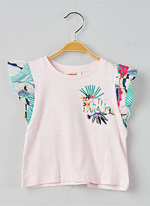 T-shirt rose CATIMINI fille